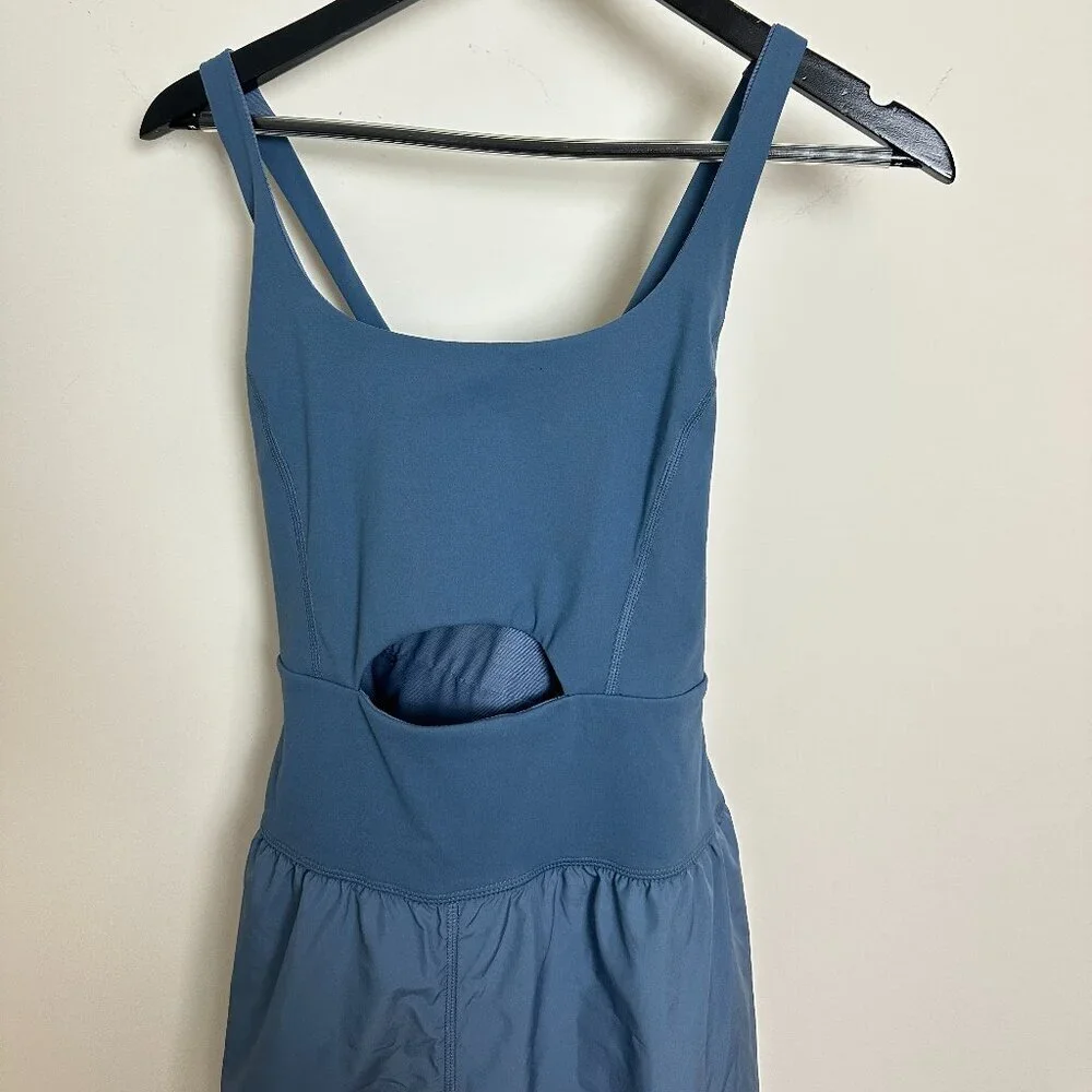 FREE PEOPLE Movement Righteous Runsie in Skyline Size Large NWT - Picture 3 of 8
